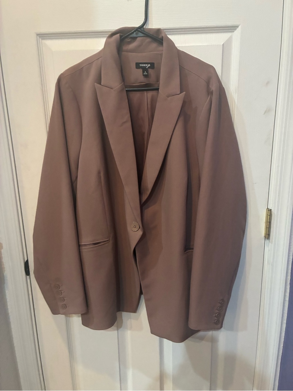 torrid Mauve-Taupe Blazer Jacket